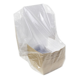 Boîte en Carton Kraft avec Fenêtre 140x140x50mm (250 Utés)