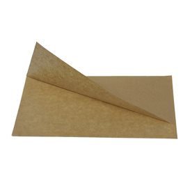 Papieren deli wrap Vetvrij Naturel 25x13/10cm (4000 stuks)