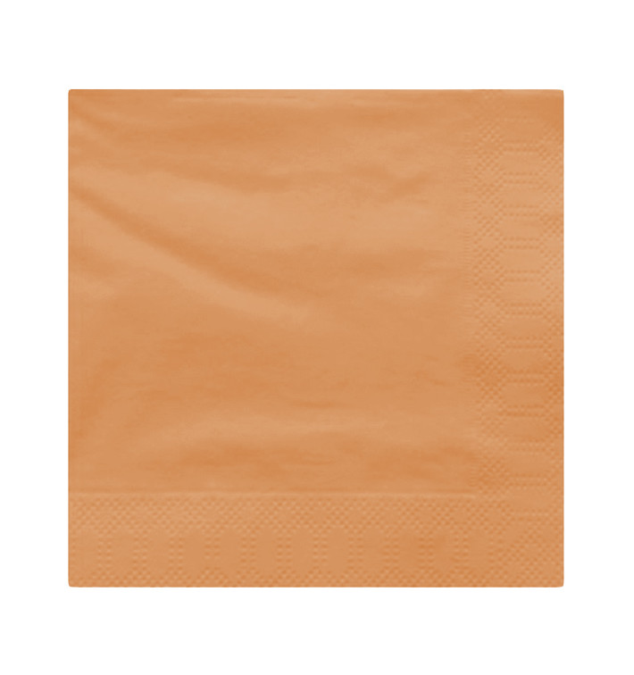 Papieren servet zalm rand 2 laags 30x30cm (100 stuks) Papieren servet zalm rand 2 laags 30x30cm (100 stuks)