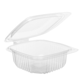 Boîte avec charnière PP Transparent 250ml 123x114mm (50 Utés)