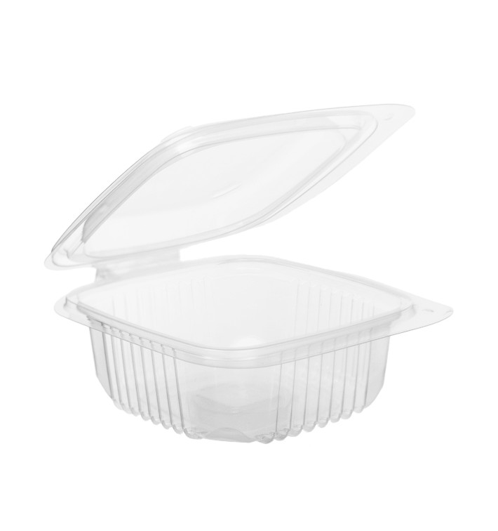 Boîte avec charnière PP Transparent 250ml 123x114mm (50 Utés) Boîte avec charnière PP Transparent 250ml 123x114mm (50 Utés)