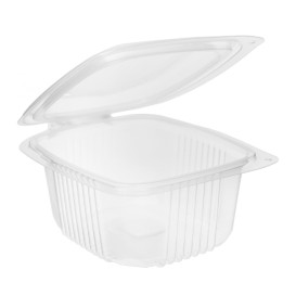 Plastic Container Microwave PP transparant 500ml 14,2x12,3cm (600 stuks)