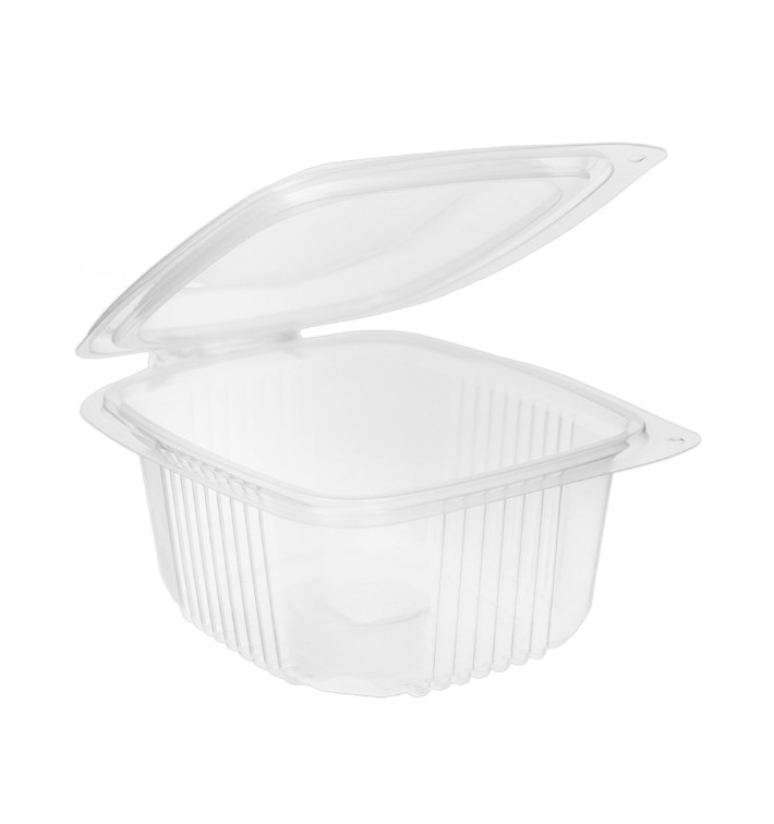 Plastic Container Microwave PP transparant 500ml 14,2x12,3cm (600 stuks) Plastic Container Microwave PP transparant 500ml 14,2x12,3cm (600 stuks)