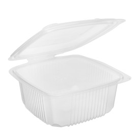 Boîte avec charnière PP Transparent 830ml 158x155mm (300 Utés)