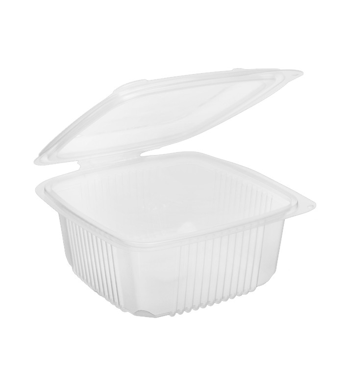 Plastic Container Microwave PP transparant 830ml 15,8x15,5cm (300 stuks) Plastic Container Microwave PP transparant 830ml 15,8x15,5cm (300 stuks)