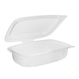 Boîte avec charnière PP Transparent 600ml 185x135mm (50 Utés)