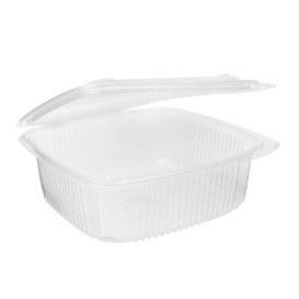 Boîte avec charnière PP Transparent 1200ml 190x185mm (300 Utés)