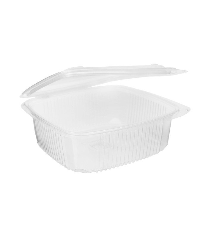 Boîte avec charnière PP Transparent 1200ml 190x185mm (50 Utés) Boîte avec charnière PP Transparent 1200ml 190x185mm (50 Utés)