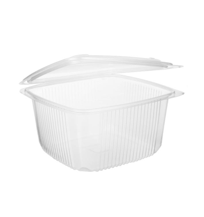 Boîte avec charnière PP Transparent 1800ml 190x185mm (50 Utés) Boîte avec charnière PP Transparent 1800ml 190x185mm (50 Utés)