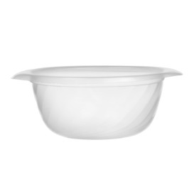 Plastic deli Container PP Rond vormig transparant 400ml Ø14,4cm (100 stuks) 