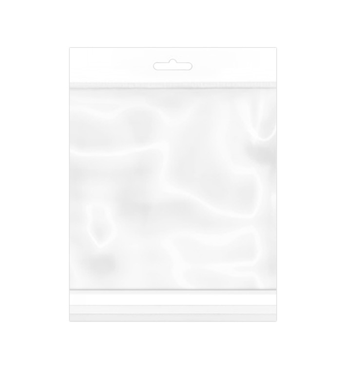 Sac en PP BO Avec Fermeture Adhésive et Trou Européen 12.5x12.5cm G160 (100 Utés) Sac en PP BO Avec Fermeture Adhésive et Trou Européen 12.5x12.5cm G160 (100 Utés)