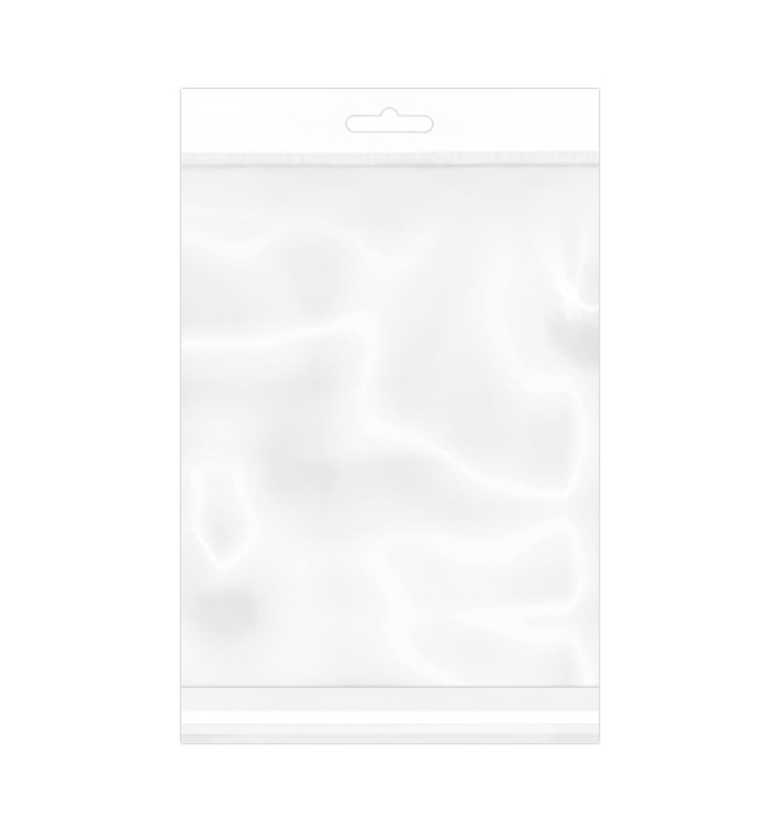 Sac en PP BO Avec Fermeture Adhésive et Trou Européen 23x32cm G160 (100 Utés) Sac en PP BO Avec Fermeture Adhésive et Trou Européen 23x32cm G160 (100 Utés)