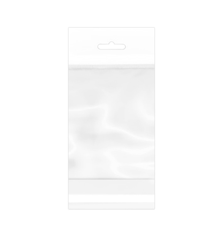 Sac en PP BO Avec Fermeture Adhésive et Trou Européen 8.5x14cm G160 (100 Utés) Sac en PP BO Avec Fermeture Adhésive et Trou Européen 8.5x14cm G160 (100 Utés)