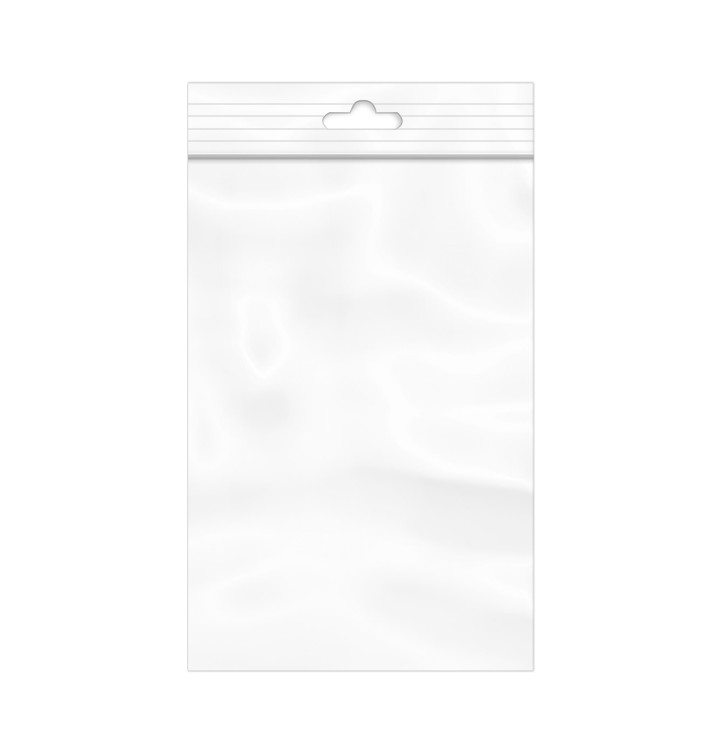 Plastic zak autosluiting Euroslot 8x12cm G200 (100 stuks) Plastic zak autosluiting Euroslot 8x12cm G200 (100 stuks)