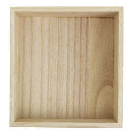 Houten Etalerende Box 16x15x5cm (1 stuk) 