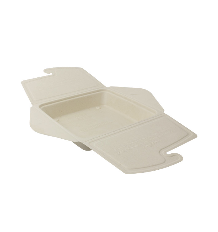 Boîte Canne à Sucre Box to Go 21x21x4cm 1350ml (100 Utés) Boîte Canne à Sucre Box to Go 21x21x4cm 1350ml (100 Utés)