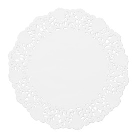 Dentelle en papier blanc Ø140mm (250 Unités)