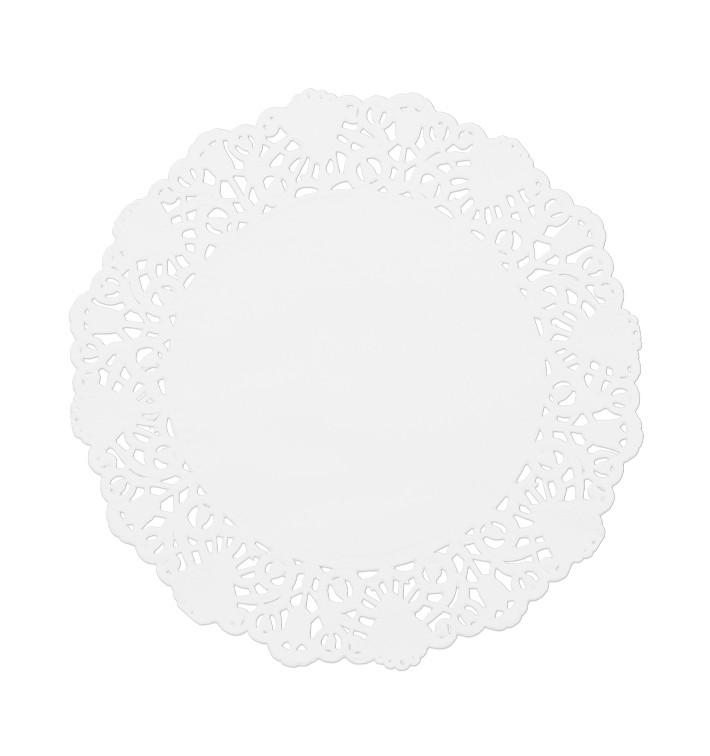 Dentelle en papier blanc Ø140mm (250 Unités)