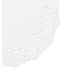 Dentelle en papier blanc Ø140mm (250 Unités)