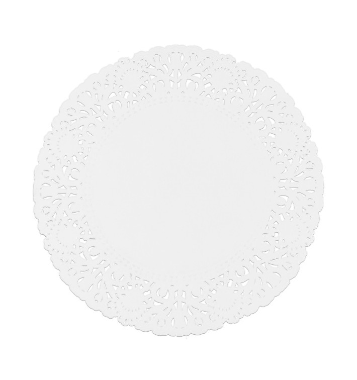 Dentelle en papier blanc Ø180mm (2000 Unités) Dentelle en papier blanc Ø180mm (2000 Unités)
