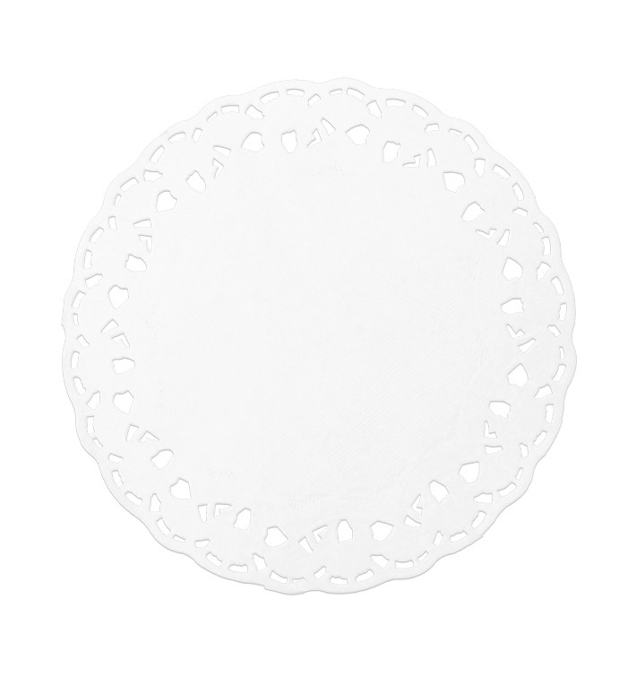 Dentelle en papier blanc Ø100mm (2000 Unités) Dentelle en papier blanc Ø100mm (2000 Unités)