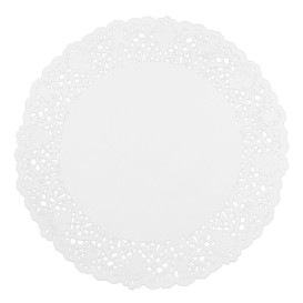 Dentelle en papier blanc Ø320mm (250 Unités)