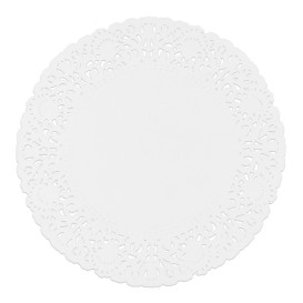 Dentelle en papier blanc Ø200mm (2000 Unités)
