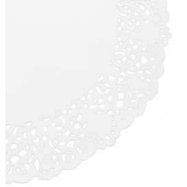 Dentelle en papier blanc Ø260mm (2000 Unités)