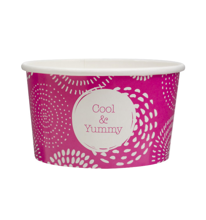 Papieren ijs Container "Cool&enummen" 6,5oz/195ml (45 stuks) Papieren ijs Container "Cool&enummen" 6,5oz/195ml (45 stuks)