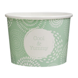 Papieren ijs Container Cool&enummen 9Oz/260ml (1.320 stuks)