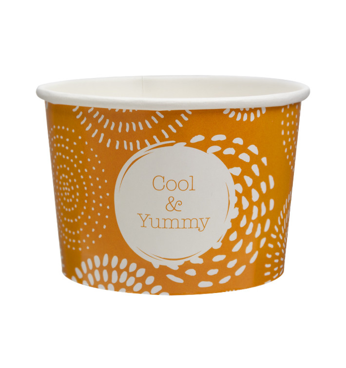 Pot à glace en carton 10oz/310ml Cool&Yummy (50 Unités) Pot à glace en carton 10oz/310ml Cool&Yummy (50 Unités)