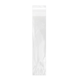 Plastic zak met Zelfklevende flap Cellofaan 4x22cm G-160 (100 stuks) 