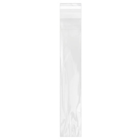 Plastic zak met Zelfklevende flap Cellofaan 7x40cm G-160 (100 stuks) 