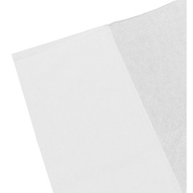 Wegwerp volwassen slabbetje met zak wit 36x65cm (500 stuks)