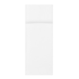 Serviette Kangourou en Papier 30x40cm Blanc (1.200 Utés)