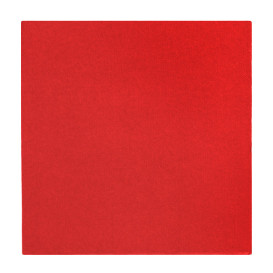 Serviette Papier Rouge 2E Molletonnée 33x33cm (1.200 Unités)