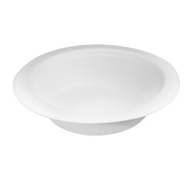 Bol Classique Canne à Sucre Bagasse Blanc 470ml (1.000 Utés)