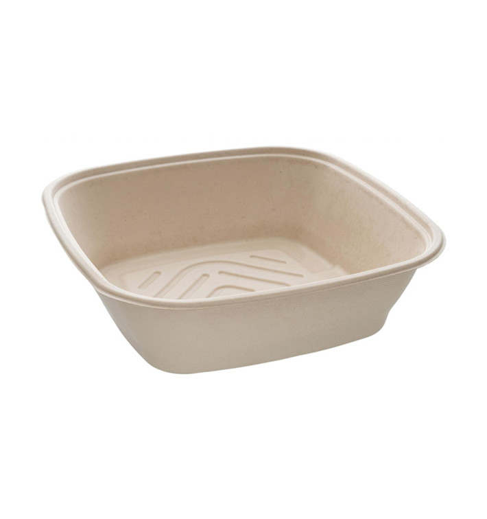 Bol Canne à Sucre Carré Naturel 7000ml 36cm (25 Utés)