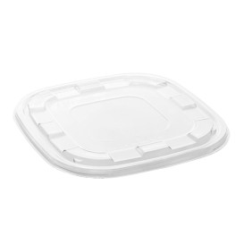 Couvercle Plastique PET Transp. pour Bol 36x36cm (25 Utés)