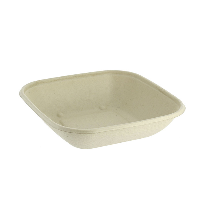Bol Canne à Sucre 500ml 170x170x30mm (300 Utés) Bol Canne à Sucre 500ml 170x170x30mm (300 Utés)