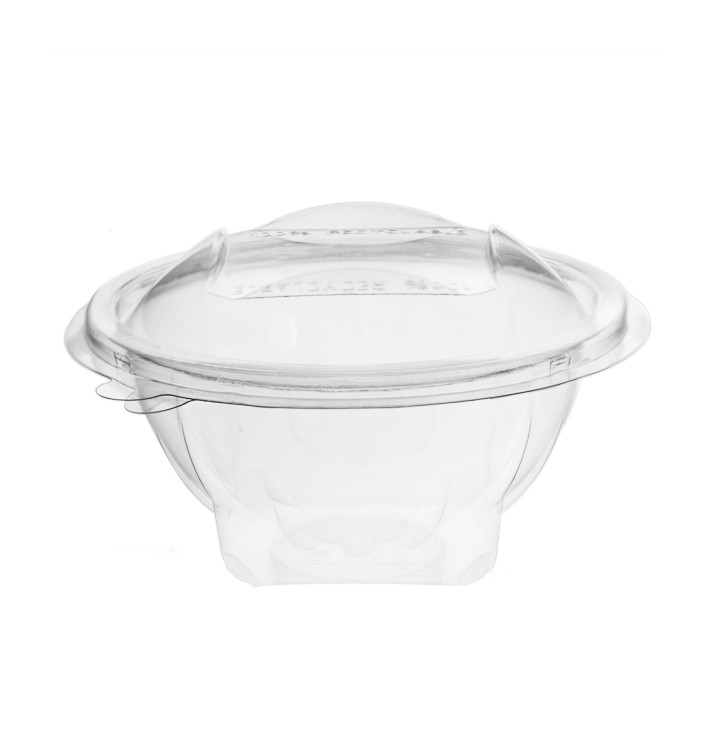 Plastic saladekom APET Rond vormig transparant 250ml Ø12cm (60 stuks) Plastic saladekom APET Rond vormig transparant 250ml Ø12cm (60 stuks)