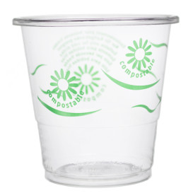 Gobelet PLA "Green Spirit" Transparent 250ml (50 Utés)