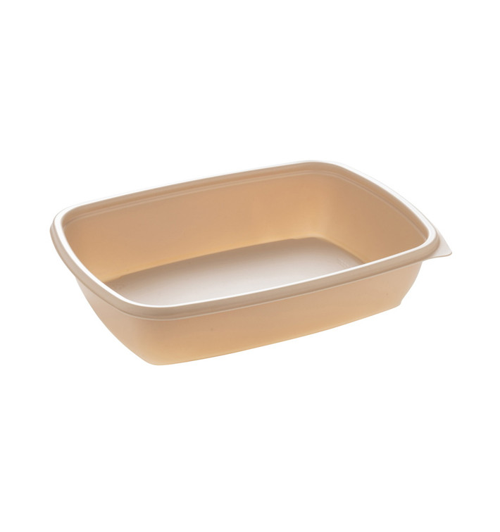 Barquette Plastique PP Crème 900ml 23x16,5cm 900ml (75 Utés)