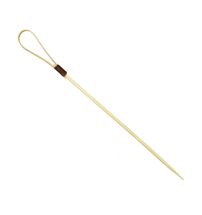 Pique en Bambou “Lasso” 15cm (250 Utés) Pique en Bambou “Lasso” 15cm (250 Utés)