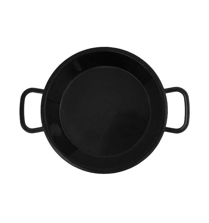 Zwarte Paella Pan van PP 120ml (200 Stuks) Zwarte Paella Pan van PP 120ml (200 Stuks)