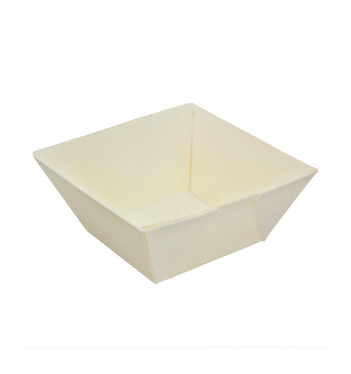 Houten Vierkant Proefglas 290ml (432 Stuks) Houten Vierkant Proefglas 290ml (432 Stuks)