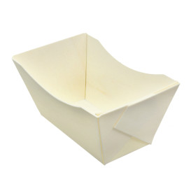 Barquette en Bois 320ml 13,3x7,5cm (12 Uds)