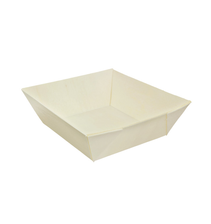 Amuse Bootje Hout 480ml 14,5x12x5cm (12 Stuks) Amuse Bootje Hout 480ml 14,5x12x5cm (12 Stuks)