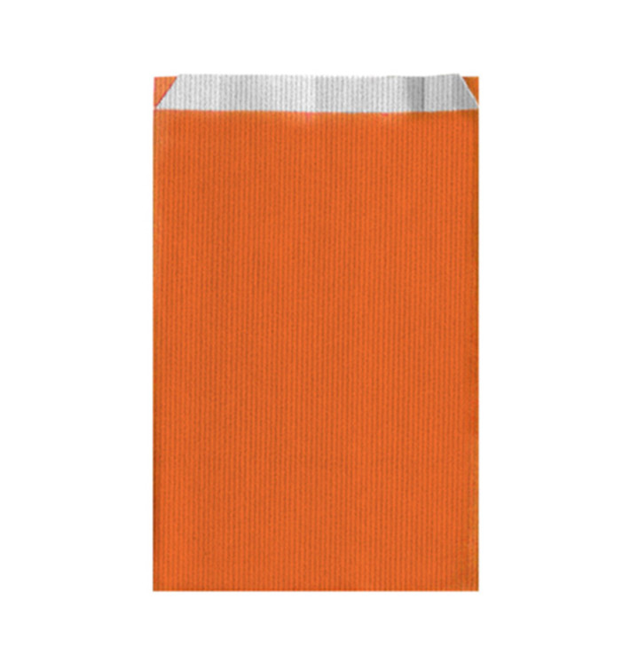 Sac Papier Orange 26+9x46cm Sac Papier Orange 26+9x46cm