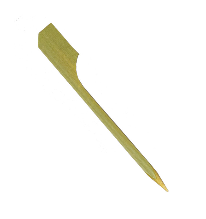 Prikkers “Golf” 7cm Naturel Bamboe (100 stuks) Prikkers “Golf” 7cm Naturel Bamboe (100 stuks)